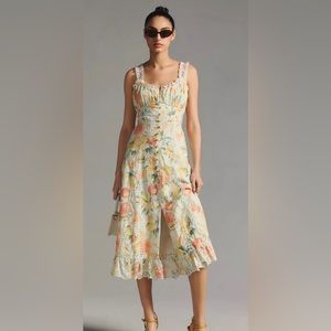 Ruffled eyelet dress